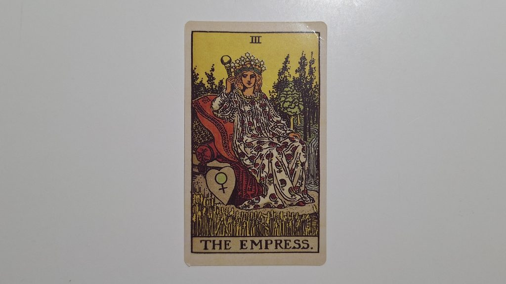 Carta del tarot, La Emperatriz.