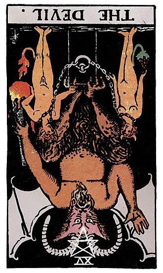 el diablo invertido tarot