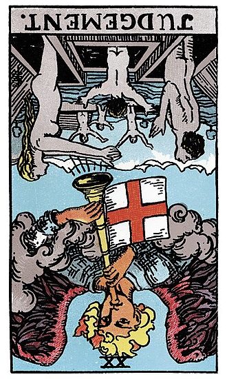 el juicio invertido carta del tarot